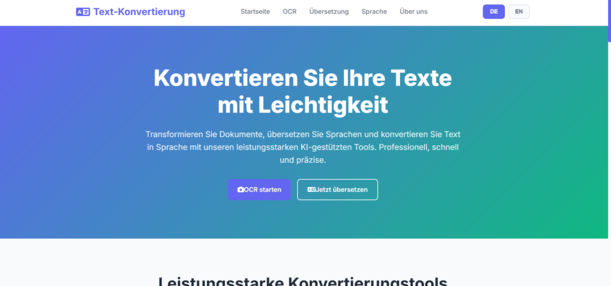Text-Konvertierung